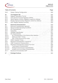 PSB 21473 F V1.3 Datasheet Page 13