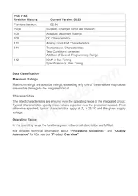PSB2163T-V31TR Datasheet Page 3