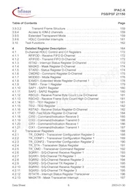 PSF 21150 H V1.4 Datasheet Pagina 6