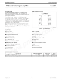 SA5209D Datasheet Page 2