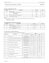 SA5209D Datasheet Page 3