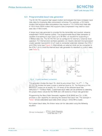 SC16C750IB64 Datasheet Page 12