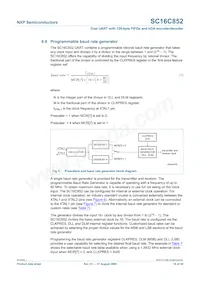 SC16C852IBS Datasheet Page 16