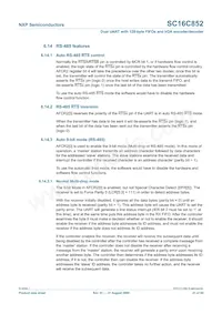 SC16C852IBS Datasheet Page 21