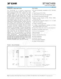 ST16C1450IQ48-F Datasheet Cover