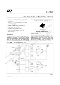 STA50013TR Datasheet Cover