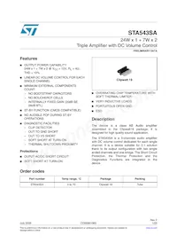 STA543SA Datasheet Cover