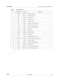 STA543SA Datasheet Page 5