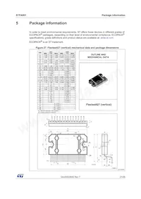 STPA001H Datasheet Pagina 21