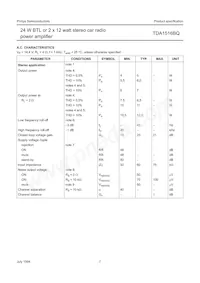 TDA1516BQ/N2 Datasheet Page 7