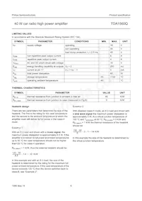 TDA1560Q/N4C Datasheet Page 6
