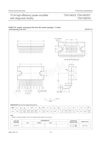 TDA1562ST/N3C Datasheet Page 18
