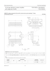 TDA1562ST/N3C Datasheet Page 19