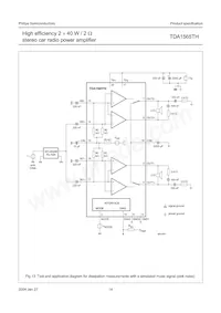 TDA1565TH/N1C Datasheet Page 14