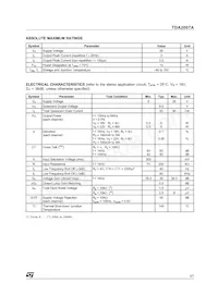 TDA2007A Datasheet Page 3