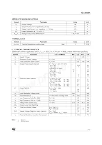 TDA2009A Datasheet Page 3