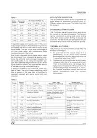 TDA2030AH 데이터 시트 페이지 13