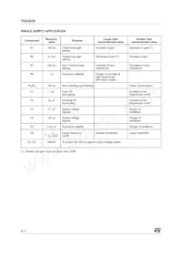TDA2030V Datasheet Page 8
