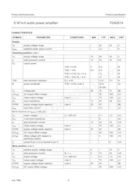 TDA2614/N1數據表 頁面 6