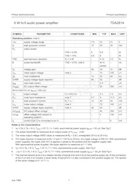 TDA2614/N1 Datasheet Page 7