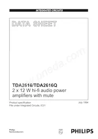 TDA2616/N1 Datenblatt Cover