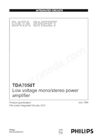 TDA7050T/N3 Datenblatt Cover