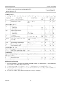 TDA7052AT/N2 Datasheet Page 6