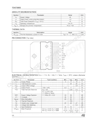 TDA7266S Datasheet Page 2