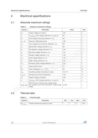 TDA7293HS Datasheet Page 4