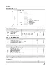 TDA7295S Datasheet Page 2