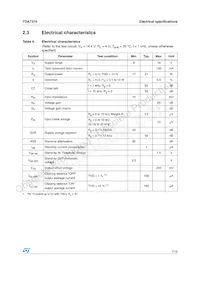TDA7374BV Datasheet Page 7