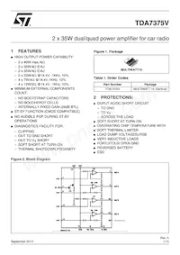 TDA7375V Datasheet Cover