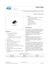 TDA7376B Datasheet Cover