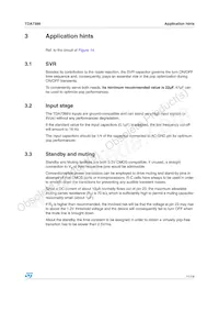 TDA7389 Datasheet Page 11