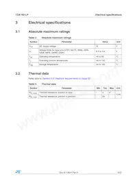 TDA7491LP Datasheet Page 9