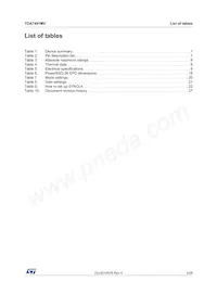 TDA7491MV Datasheet Page 3