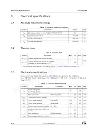 TDA7491MV Datasheet Page 8