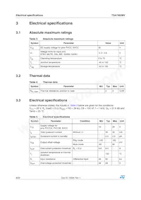 TDA7492MV Datasheet Page 8