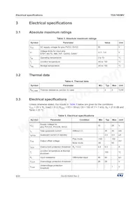 TDA7492MV13TR Datasheet Page 8