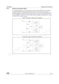 TDA7498L Datasheet Page 21