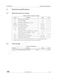 TDA75612LV-48X Datasheet Page 9