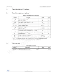 TDA75613LV Datasheet Page 9