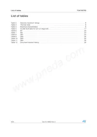TDA7567PD Datasheet Page 4