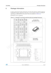 TDA7850AH Datasheet Pagina 13