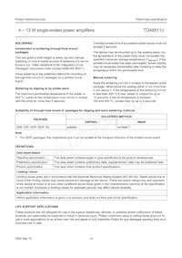 TDA8511J/N2 Datasheet Pagina 12