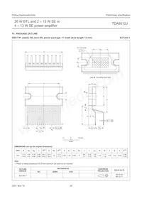 TDA8512J/N1 Datenblatt Seite 20