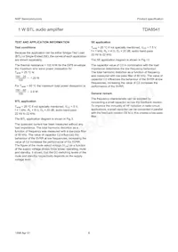TDA8541T/N1 Datasheet Pagina 6