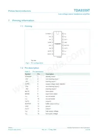 TDA8559T/N1 Datasheet Page 4