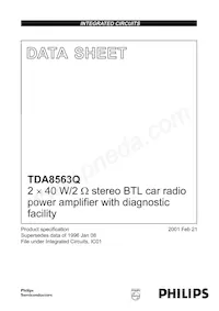 TDA8563Q/N2 Datenblatt Cover