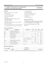 TDA8563Q/N2 Datasheet Page 2